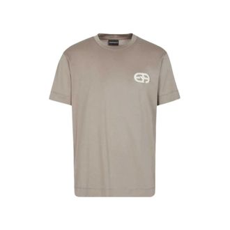 Emporio Armani Heren, Tops, Grijs, Maat: L