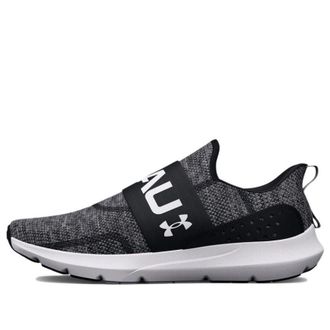 Under Armour (WMNS) Under Armour Surge 3 Slip Black White 3026507-001