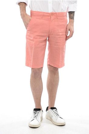 Corneliani Linen Bermuda Shorts with Drawstring size 44
