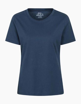 Mountain Warehouse Womens Mountain Warehouse Womens/Ladies Three Peaks Graphic Back Print T-Shirt - Navy - Size: 12