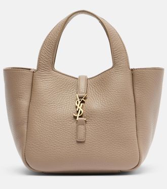 Saint Laurent Le 5 &agrave; 7 Bea Baby leather top-handle bag