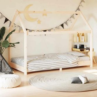 vidaXL Vidaxl - Estructura De Cama Infantil De Madera Maciza De Pino 80x160 Cm