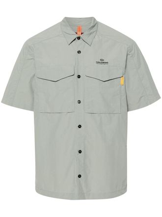 Parajumpers Pete logo-print shirt - Green