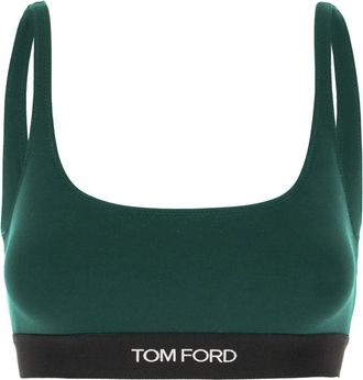 Tom Ford Modal Signature Bralette - Dames - Sport BHs - Groen - L - Fitness