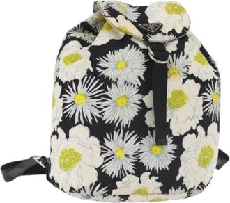 Prada Pre-owned Vintage Nylon Rugzak - Dames - Vintage Rugzakken - Zwart - ONE Size - Nylon - Vintage