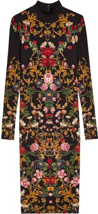 Alice & Olivia Delora Floral-print Jersey Midi Dress - Multicoloured 1 - 10 (UK14 / L)