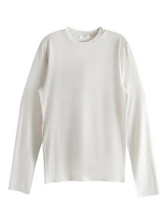Rier jersey wool top - unisex - Wool - L - Neutrals