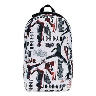 Nike Jordan Air Jordan Graphics Backback White Black 9A0484-F00