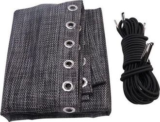 OEM Tela De Repuesto Para Silla, Tela Para Tumbona Antigravedad (negra Y Gris) Con Cuerda, Accesorios Para Silla, Tumbona El&aacute;stica Para Patio
