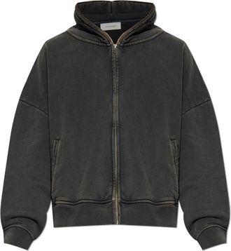 Entire studios Eternal Zip Hoodie - unisex - Vesten met rits - Zwart - 2XS - Katoen - Hoodies & sweatvesten