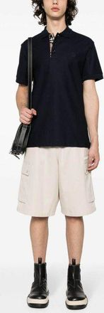 Burberry Mens Cotton T-shirt - Black - Size X-Small