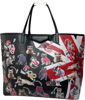Givenchy Pre-owned Tote Bags, female, Multicolor, Size: ONE SIZE Pre-owned Lola Bulldog Print Tote