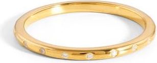 Missoma Solar Studded Stacking Ring in Gold at Nordstrom, Size 7