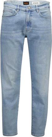 HUGO BOSS Jeans, Heren, Blauw, W35 L34, Blauwe jeans voor heren