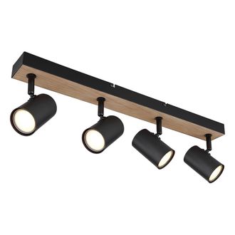 Globo Lighting Foco - Robby - Negro - Metal - Foco De Superficie - Gu10 - Globo