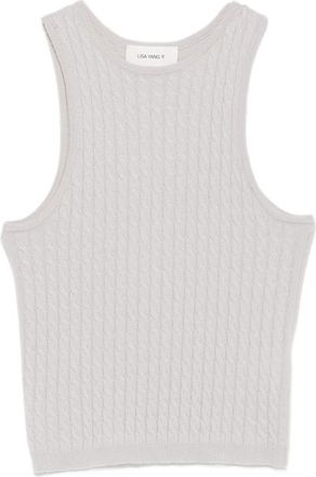 Lisa Yang Iora Cable-knit Tank Top