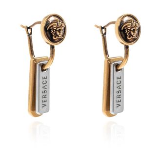 Versace Medusa Hoofd Oorbellen - Dames - Oorbellen - Geel - ONE Size - Accessoires
