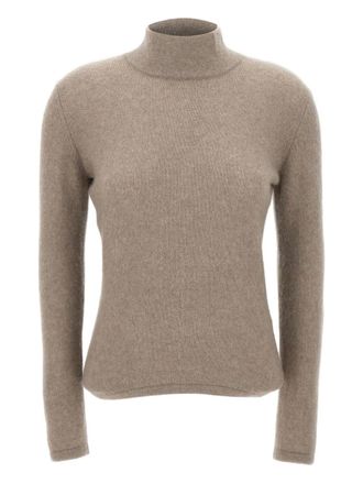 FILIPPO DE LAURENTIIS long-sleeved high-neck sweater - Brown