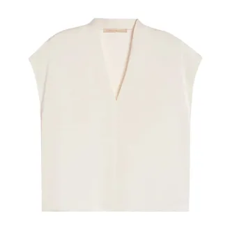 Pennyblack Dames, Blouses & Shirts, Wit, Maat: 2XL Satijn