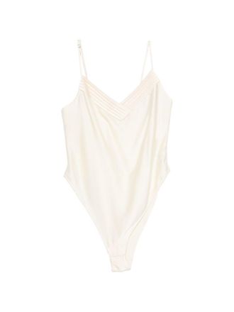 Forte_Forte Silk Satin Bodysuit