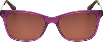 Christian Lacroix Ladies Purple Rectangular Sunglasses CLS1089