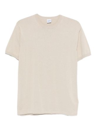 Aspesi Round-Neck T-Shirt In Beige Cotton