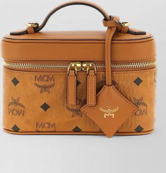 MCM aren mini coated canvas vanity case
