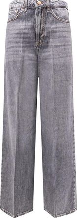 3x1 Flip Jean - Dames - Loose Fit Jeans - Grijs - W28 - Katoen - Jeans
