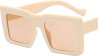 Generic Large Frame Retro Square Street Sunglasses Men and For Women Outdoor (Color : F, Size : 1) 2026