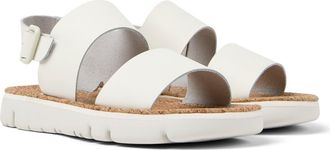 Camper Oruga Sandal in White Natu at Nordstrom Rack, Size 39