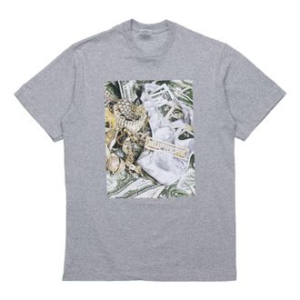 SUPREME SS20 Money Printing Short Sleeve Unisex Gray SUP-SS20-295