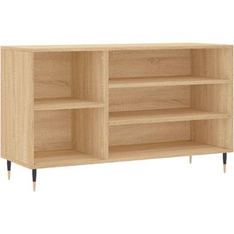 vidaXL Vidaxl - Shoe Cabinet Sonoma Oak 102x36x60 cm Engineered Wood