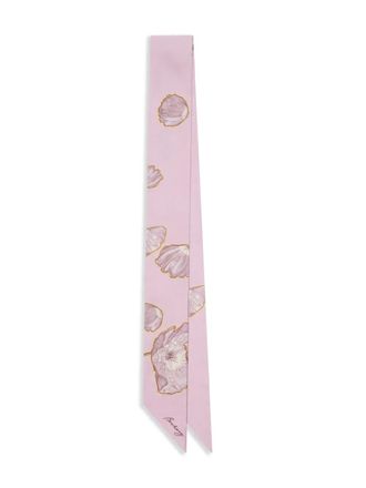 Burberry Poppy scarf - unisex - Silk - OS - Pink