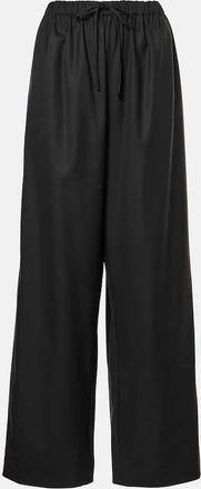 The Row Hubert wool wide-leg pants