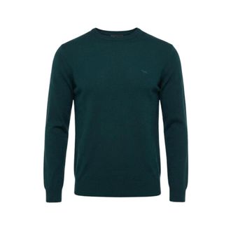 Harmont & Blaine Garda Crewneck Sweater - Knitwear - Hombre - Verde - XL