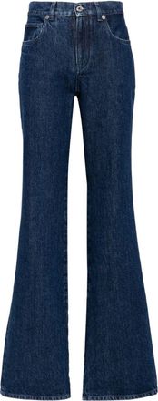 Off-white mid-rise flared jeans - women - Cotton - 26 - Blue