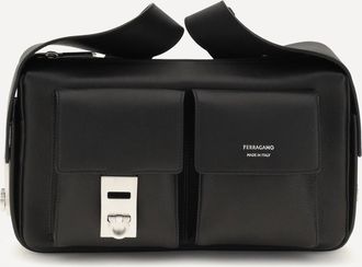 Ferragamo Hug Buckle Utility Shoulder Bag Male UNI