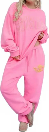 Boys Lie Womens Not Your Puppet Kimmy Pants In Pink