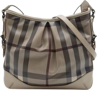 Burberry Pre-owned Hartham Schoudertas - Dames - Vintage Schoudertas - Beige - ONE Size - Leer - Vintage