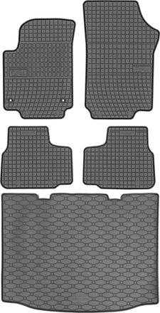 OEM Volkswagen Up Hatchback De Septiembre De 2011 A 2019. Juego De Alfombrillas De Goma Para Coche Y Alfombrilla Para Maletero