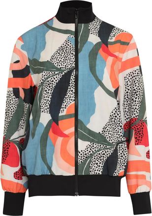 Lygia & Nanny Stefannie jack met print - Blauw