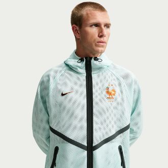 Nike FFF Nike Mens Dri-FIT Soccer Anthem Jacket in Green | IH1763-394
