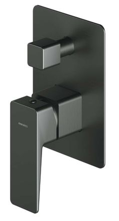 Omnires Omnires Parma - Grifo Empotrado, Para 2 Aparatos, Con Cuerpo, Grafito Pm7435gr