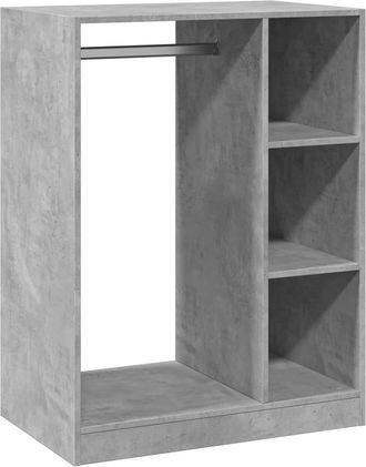vidaXL Armario De Madera De Ingenier&iacute;a Gris Hormig&oacute;n 77x48x102 Cm Vidaxl Gris