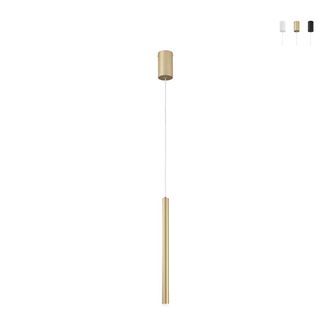 Luce-Ambiente-Design L&aacute;mpara Colgante De Metal Con Luz Led Regulable Modelo Pype - Oro