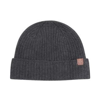 Eleventy Cashmere English Rib Muts - Heren - Accessoires - Grijs - Maat: ONE Size Kasjmier