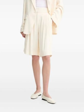 Day Birger Et Mikkelsen pleated-front tailored shorts - Yellow