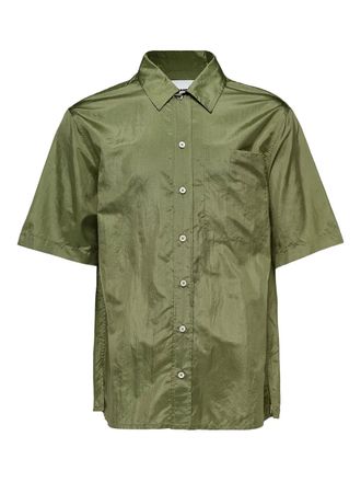 Jil Sander short-sleeved pocket shirt - Green