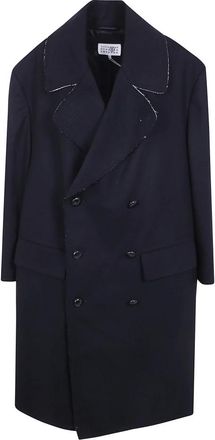 Maison Margiela Klassieke Jas - Dames - Mantels - Zwart - Maat: XS Wol