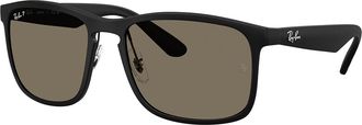 Ray-Ban RB4264 Polarized 601S87 Mens Sunglasses Black Size 58